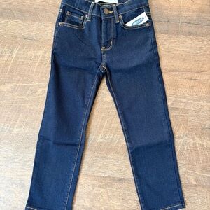 NWT Old Navy Jeans Youth Sz 6 Karate Slim 24/7 Button Elastic Adjustable Waist